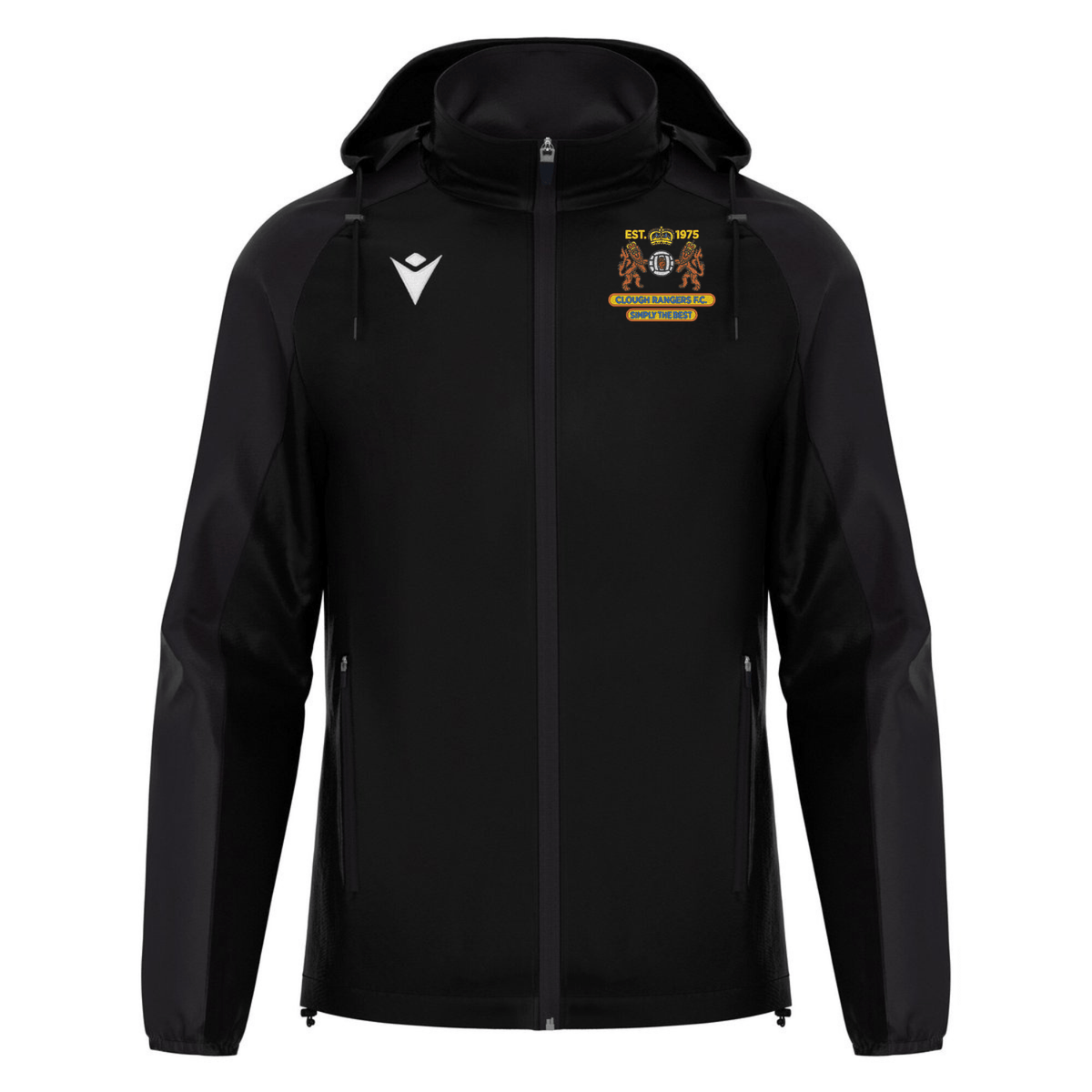 Clough Rangers FC - Fleece Lined Rain Jacket - Macron - Stash Shop