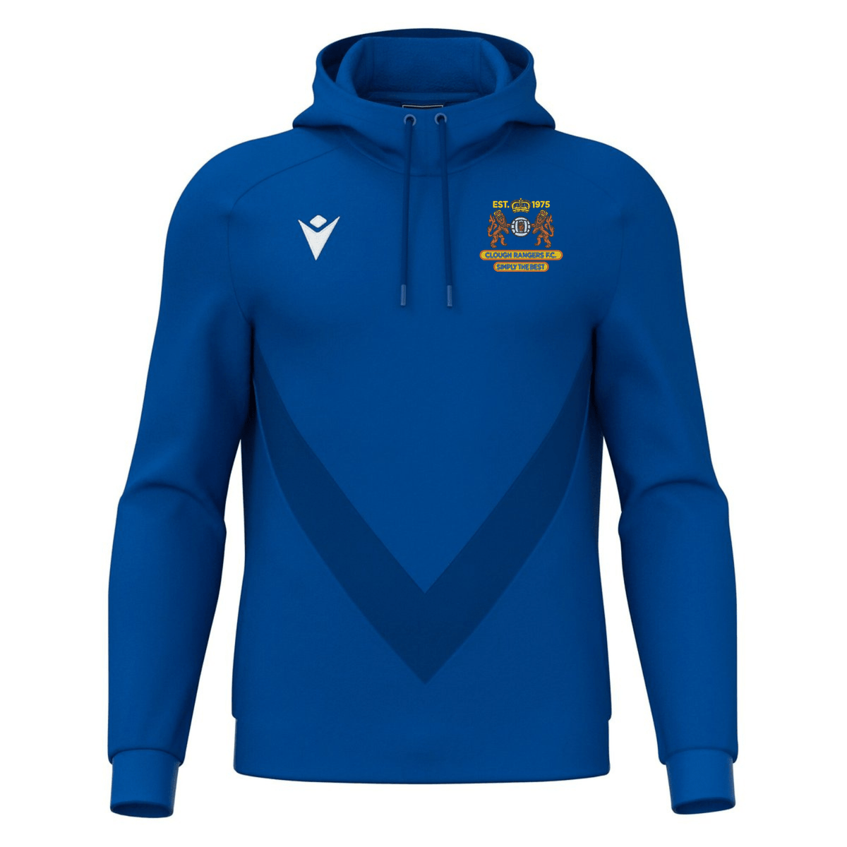 Clough Rangers FC - Heavy Cotton Hoodie - Macron - Stash Shop