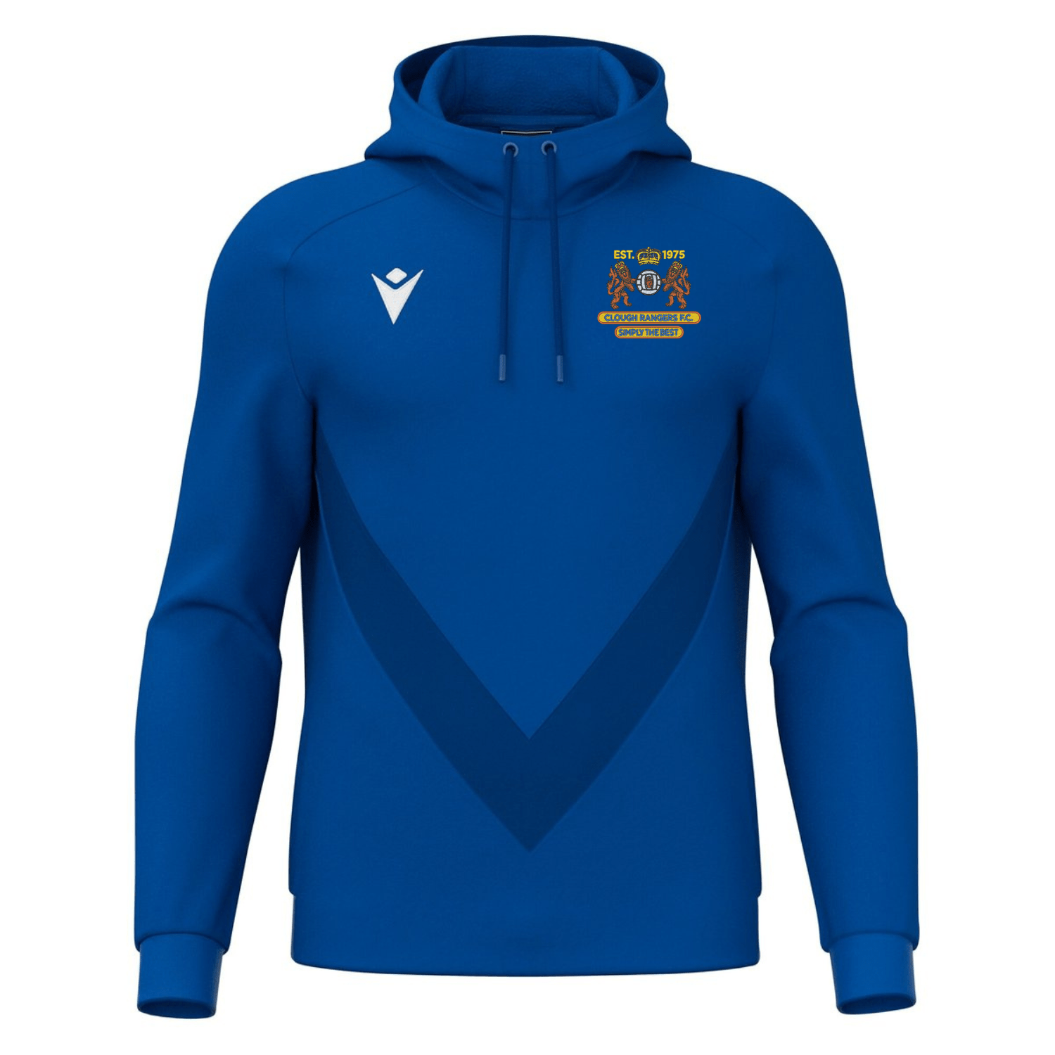 Clough Rangers FC - Heavy Cotton Hoodie - Macron - Stash Shop