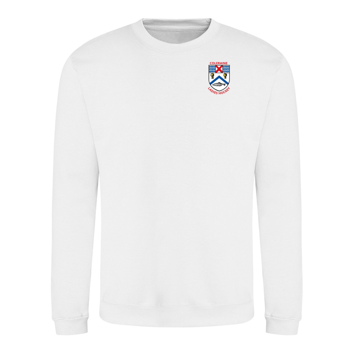 Coleraine Ladies Hockey - White Crew Neck Sweatshirt - Stash Shop - Stash Shop