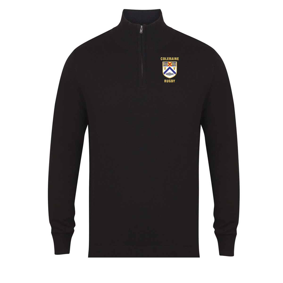Coleraine Rugby Club - 1/4 Zip Cotton Jumper - Stash Inc. - Stash Shop