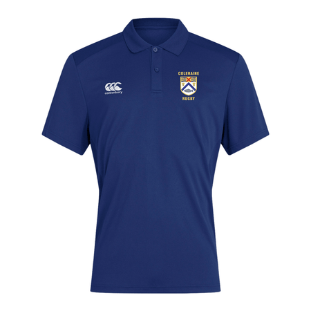 Coleraine Rugby Club - Club Dry Polo - Royal - Canterbury - Stash Shop
