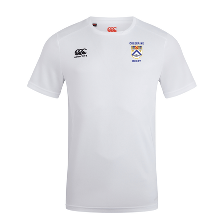 Coleraine Rugby Club - Club Dry Tee - White - Canterbury - Stash Shop