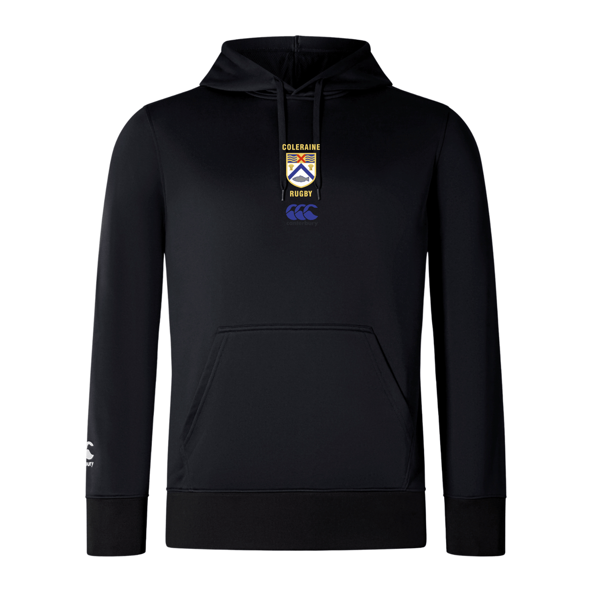 Coleraine Rugby Club - Lightweight Hoodie - Black - Canterbury - Stash Shop