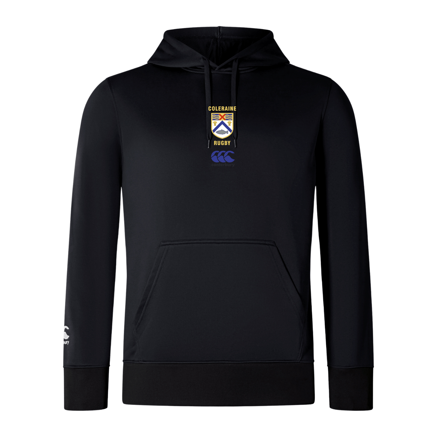 Coleraine Rugby Club - Lightweight Hoodie - Black - Canterbury - Stash Shop
