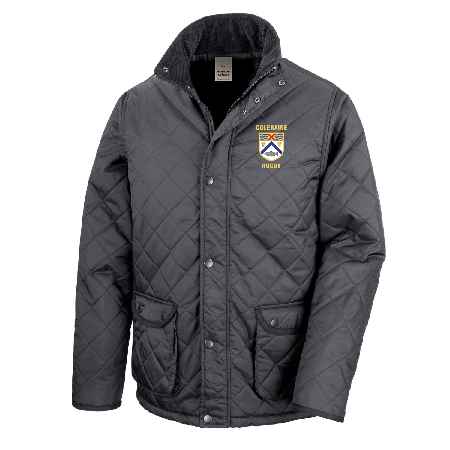 Coleraine Rugby Club - Quilted Jacket - Stash Inc. - Stash Shop
