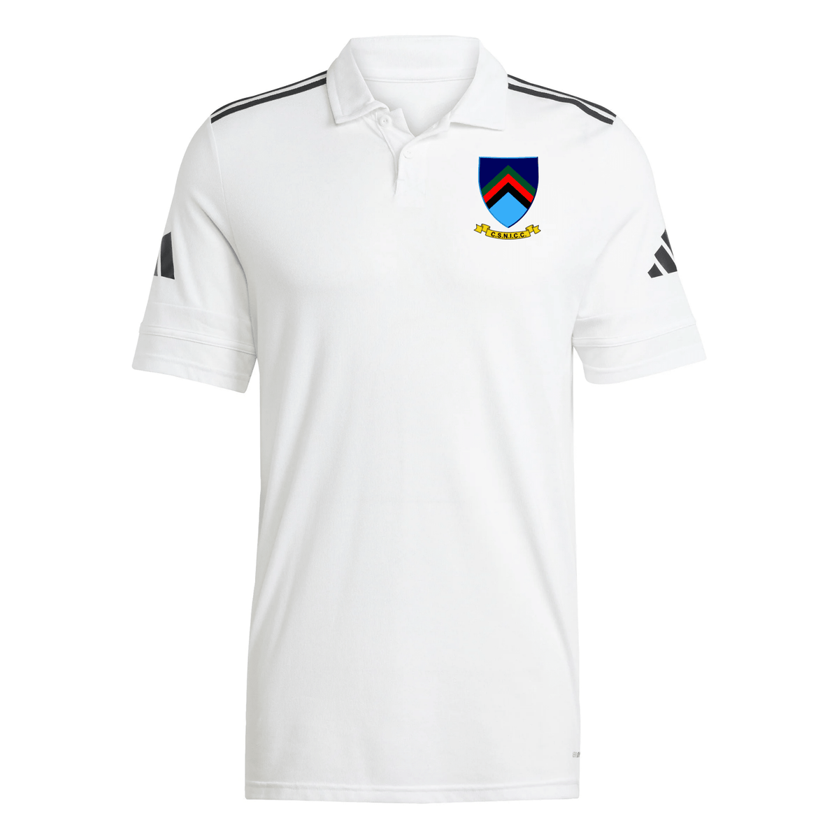 CSNI Squadra 25 Polo - White -adidas- Stash Shop