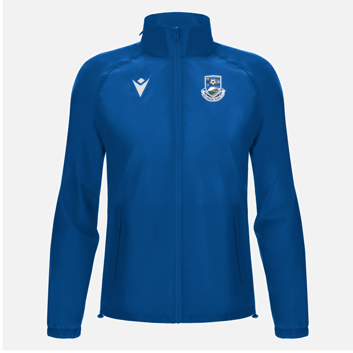 Cullybackey Blues FC - Lightweight Rain Jacket - Stash Shop - Stash Shop