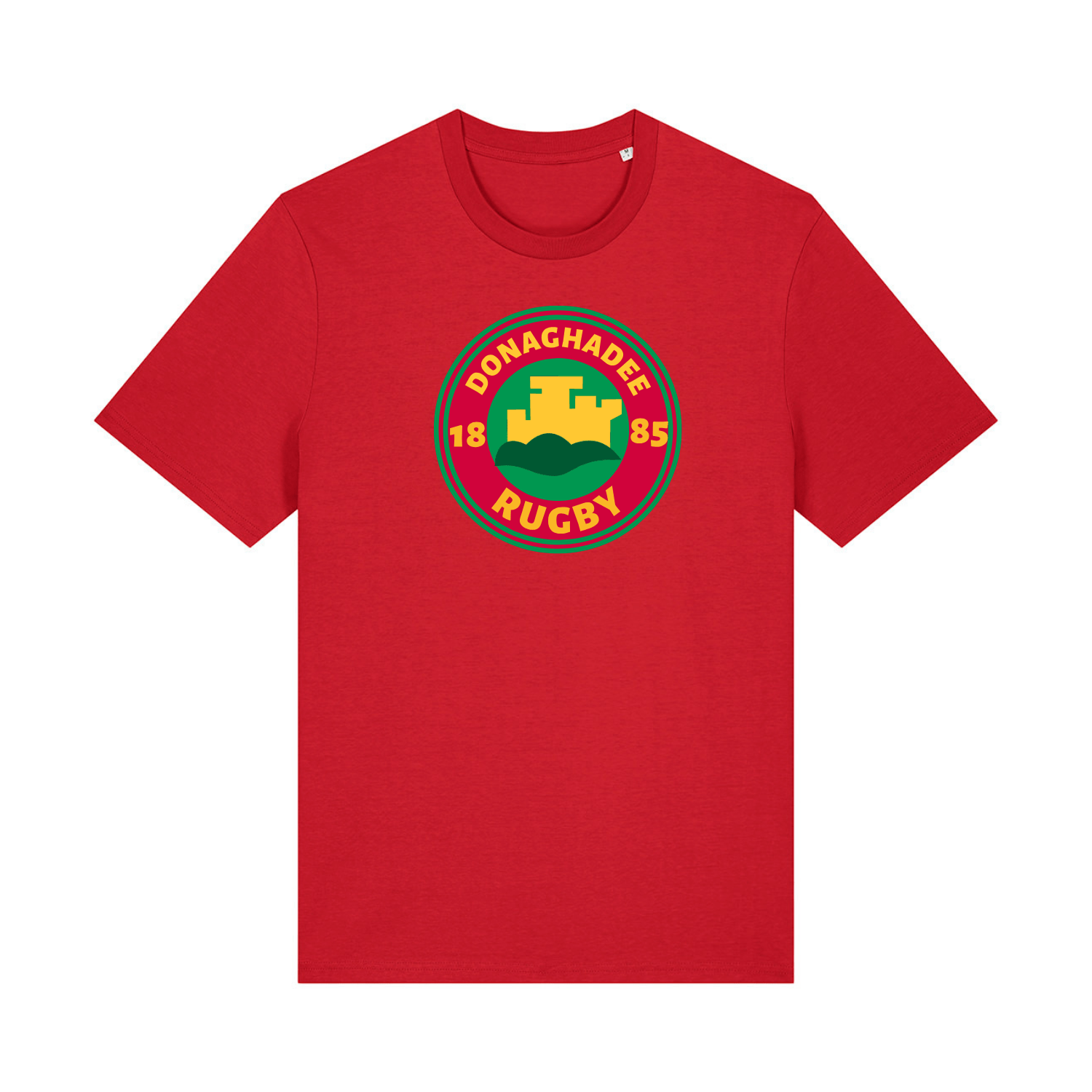 Donaghadee Rugby Club - Cotton Logo Tee - Red - Stash Inc. - Stash Shop