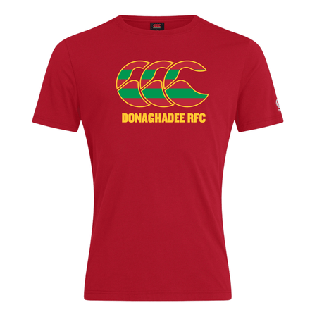 Donaghadee Rugby Club - Plain Tee - Red - Canterbury - Stash Shop