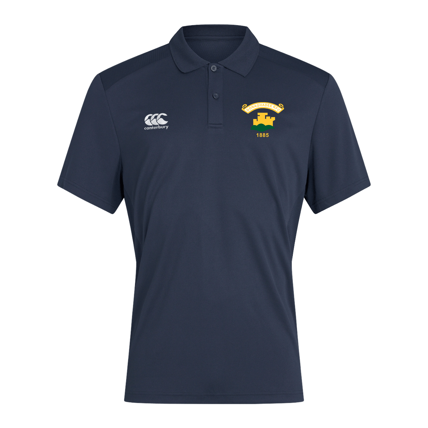 Donaghadee Rugby Club - Poly Polo - Navy - Canterbury - Stash Shop