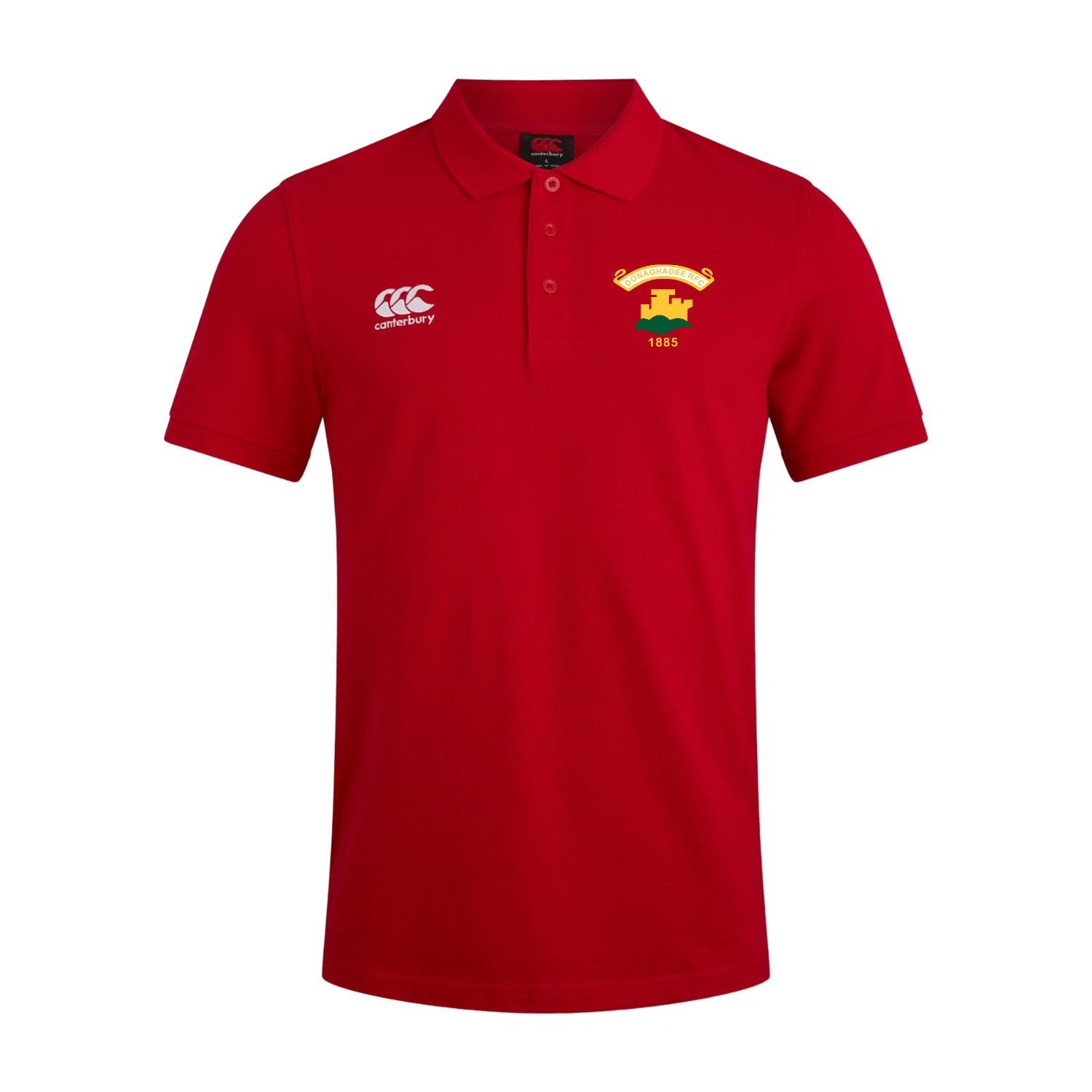 Donaghadee Rugby Club - Waimak Polo - Red - Canterbury - Stash Shop