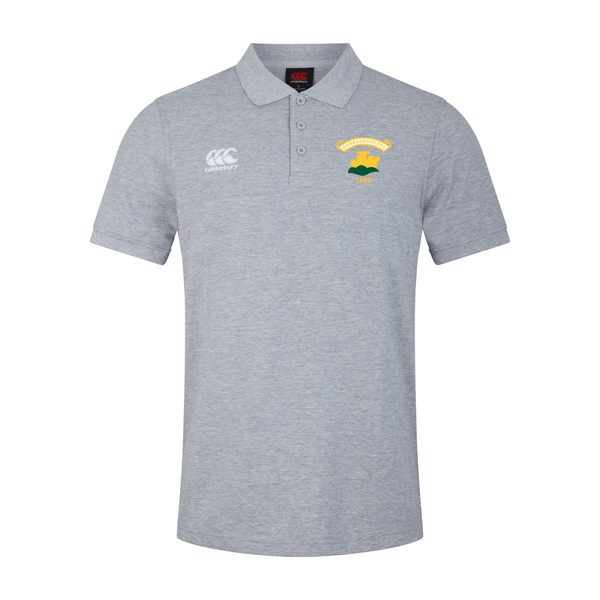 Donaghadee Rugby Club - Waimak Poloshirt - Grey - Canterbury - Stash Shop
