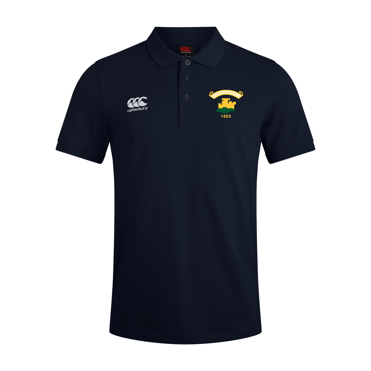 Donaghadee Rugby Club - Waimak Poloshirt - Navy - Canterbury - Stash Shop