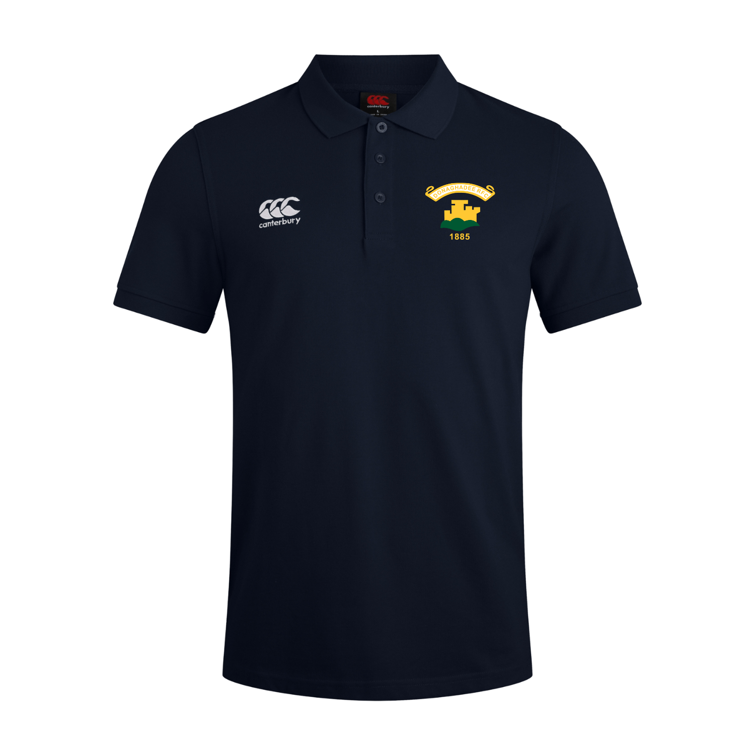Donaghadee Rugby Club - Waimak Poloshirt - Navy - Canterbury - Stash Shop