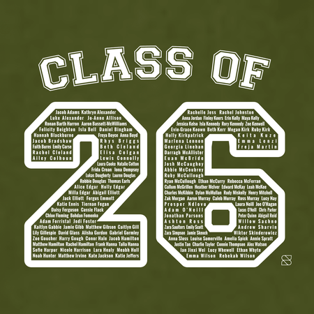 Down High School Leavers 26 - Army Green Hoody - Stash Shop - Stash Shop
