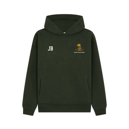 Down High School Leavers 26 - Bottle Green Heavyweight Hoody - Stash Shop - Stash Shop