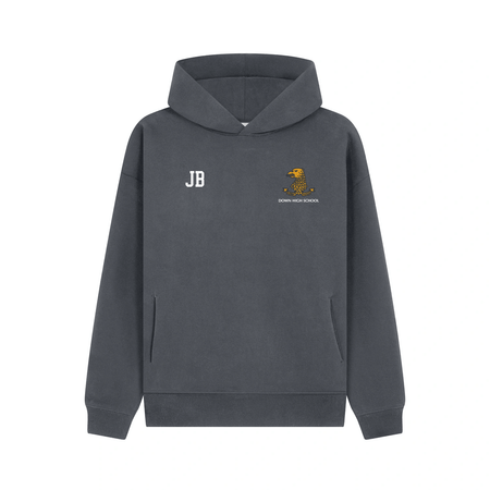 Down High School Leavers 26 - Flint Grey Heavyweight Hoody - Stash Shop - Stash Shop
