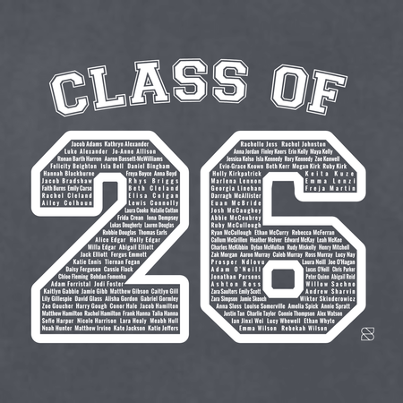 Down High School Leavers 26 - Flint Grey Heavyweight Hoody - Stash Shop - Stash Shop