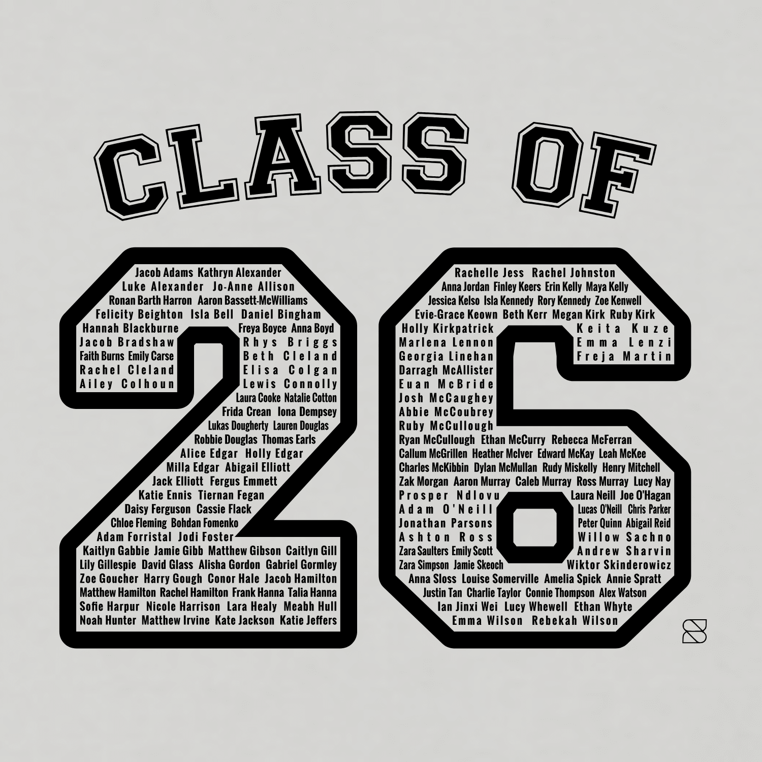 Down High School Leavers 26 - Grey Mist Heavyweight Hoody - Stash Shop - Stash Shop