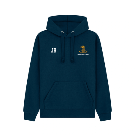 Down High School Leavers 26 - Oxford Navy Hoody - Stash Shop - Stash Shop