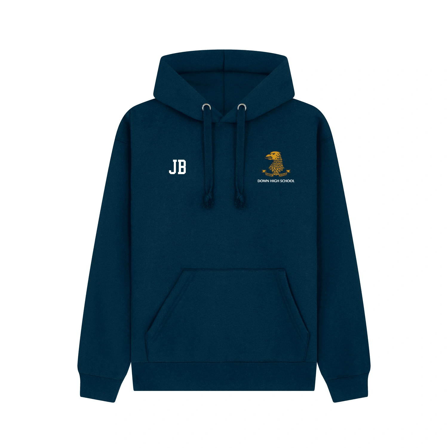 Down High School Leavers 26 - Oxford Navy Hoody - Stash Shop - Stash Shop