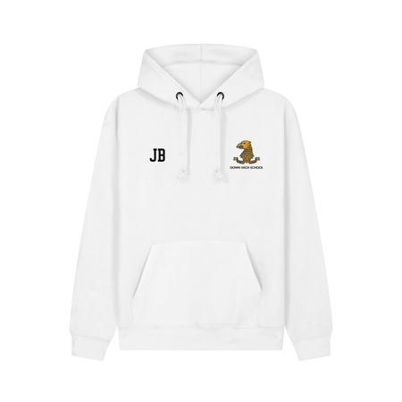 Down High School Leavers 26 - White Hoody - Stash Shop - Stash Shop