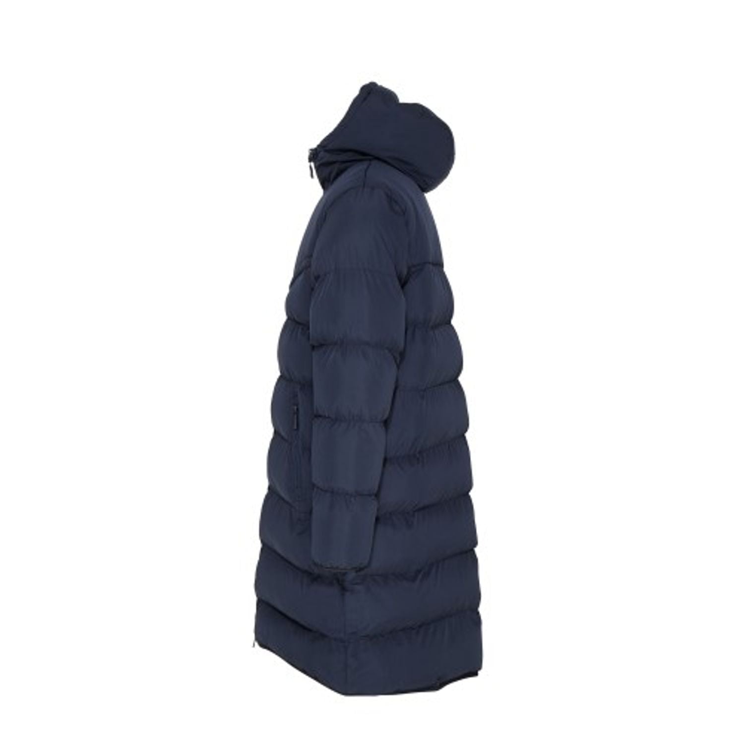 Dromore Ladies Hockey Club - Chevron Puffer Coat - Navy -Stash Shop- Stash Shop