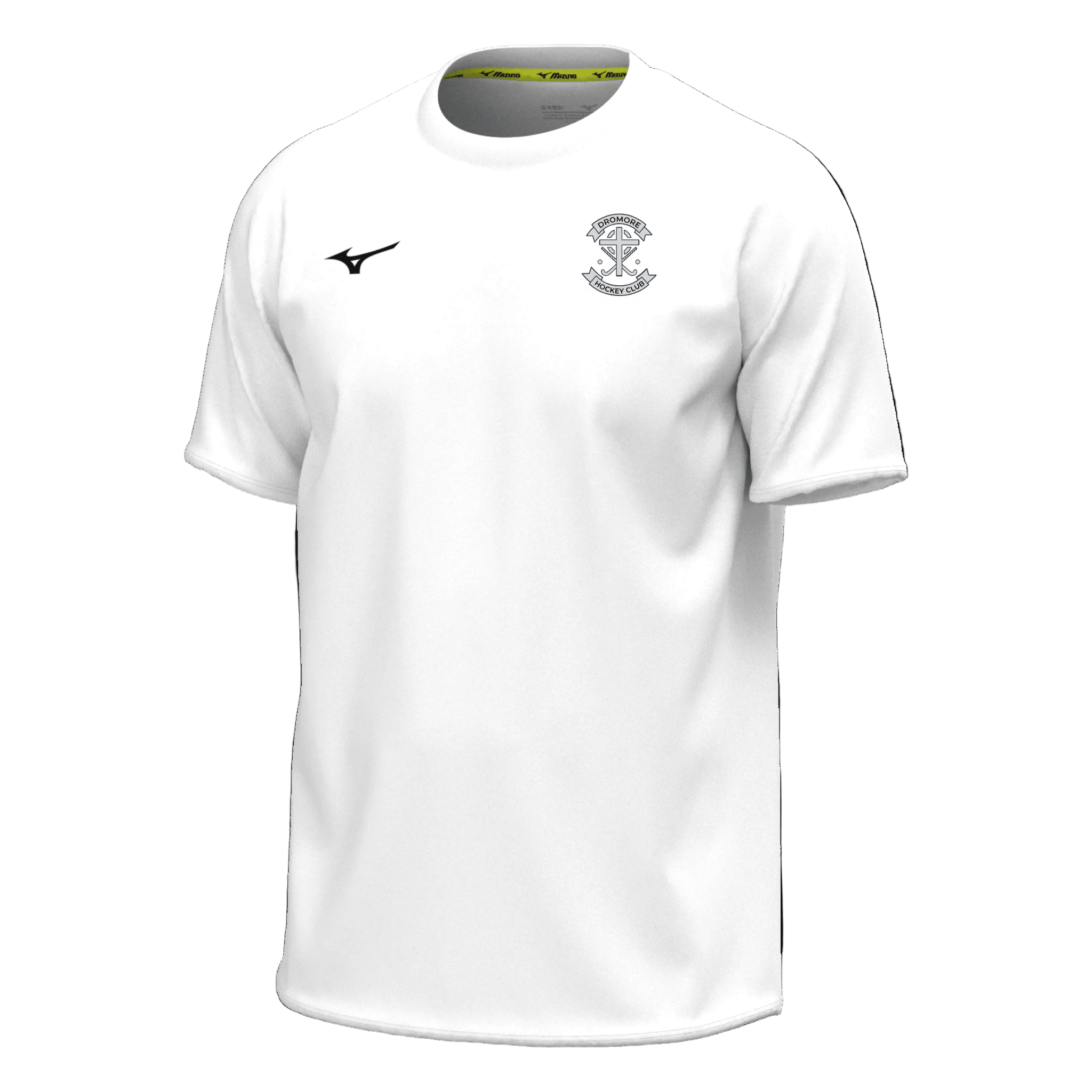 Dromore Ladies Hockey Club - Core Short Sleeve Tee - White - Mizuno - Stash Shop