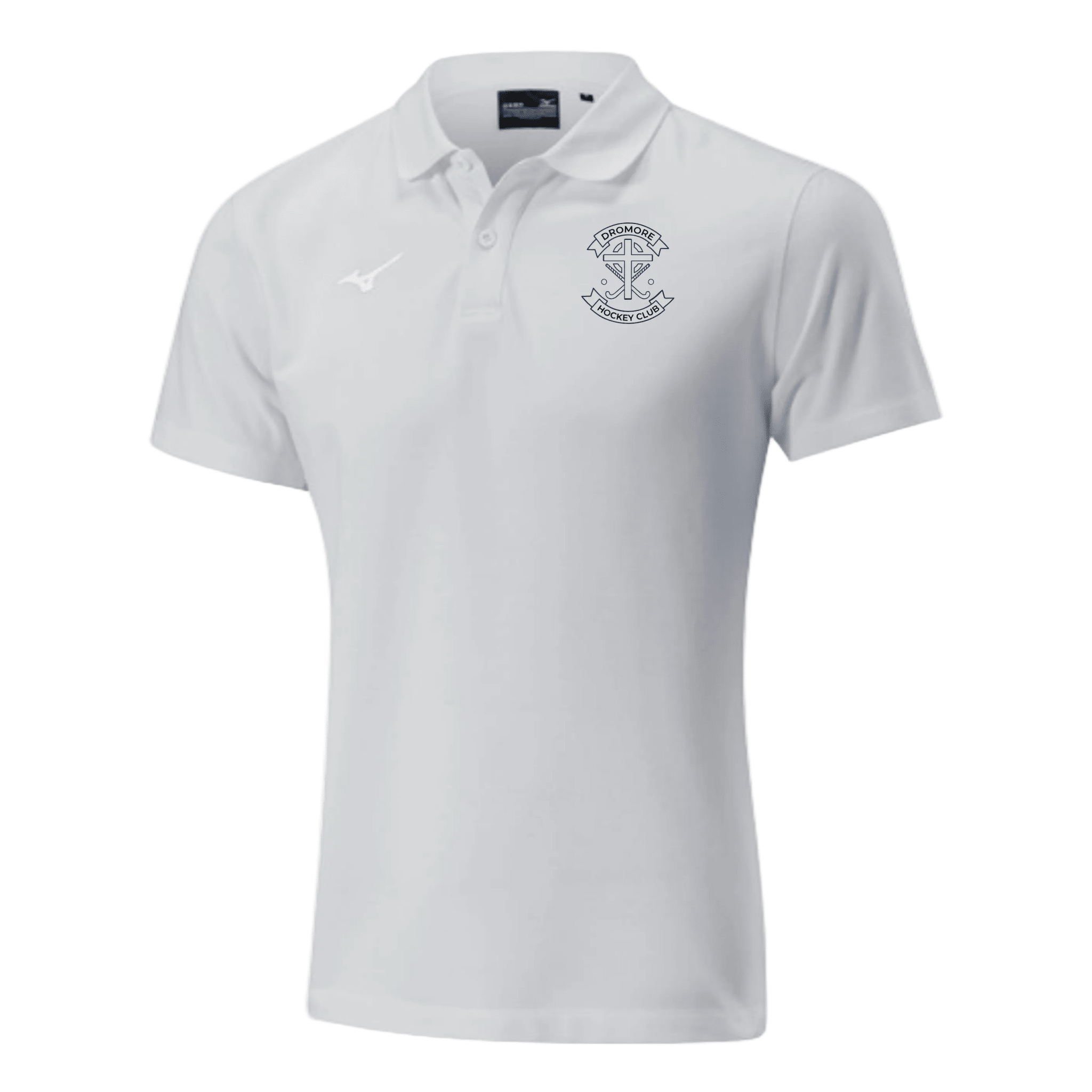 Dromore Ladies Hockey Club - Shizuoka Free Time Polo - Grey - Mizuno - Stash Shop