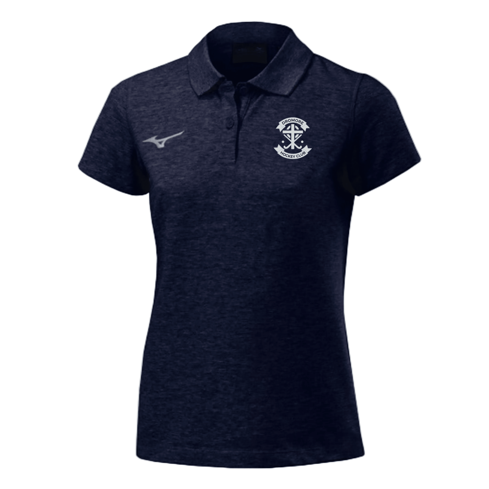 Dromore Ladies Hockey Club - Shizuoka Free Time Polo (Women) - Navy - Mizuno - Stash Shop