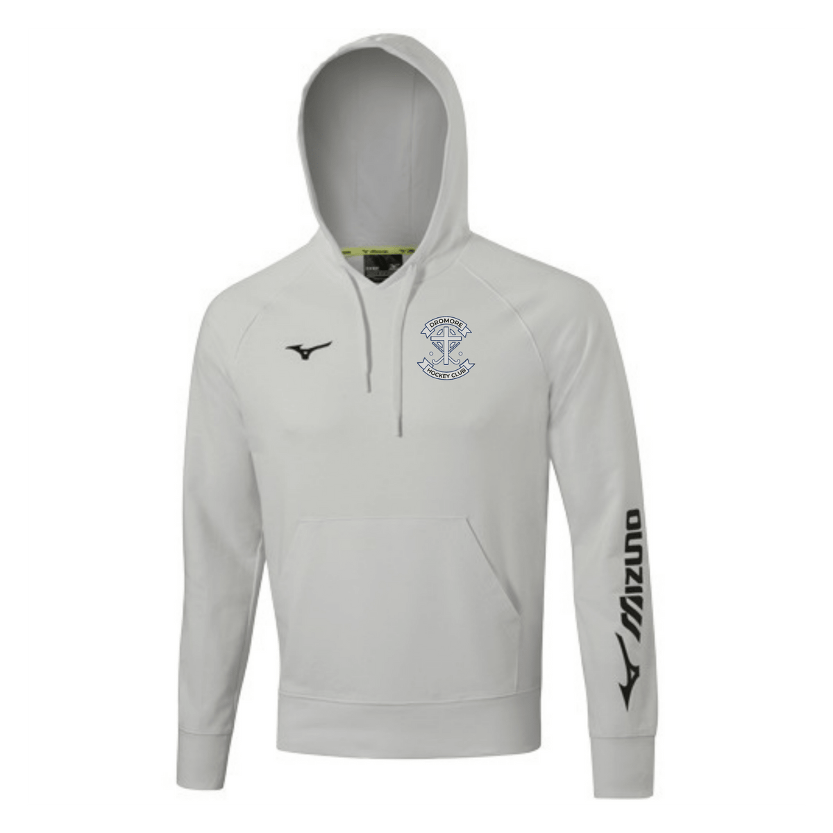Dromore Ladies Hockey Club - Terry Hoodie - Grey -Mizuno- Stash Shop