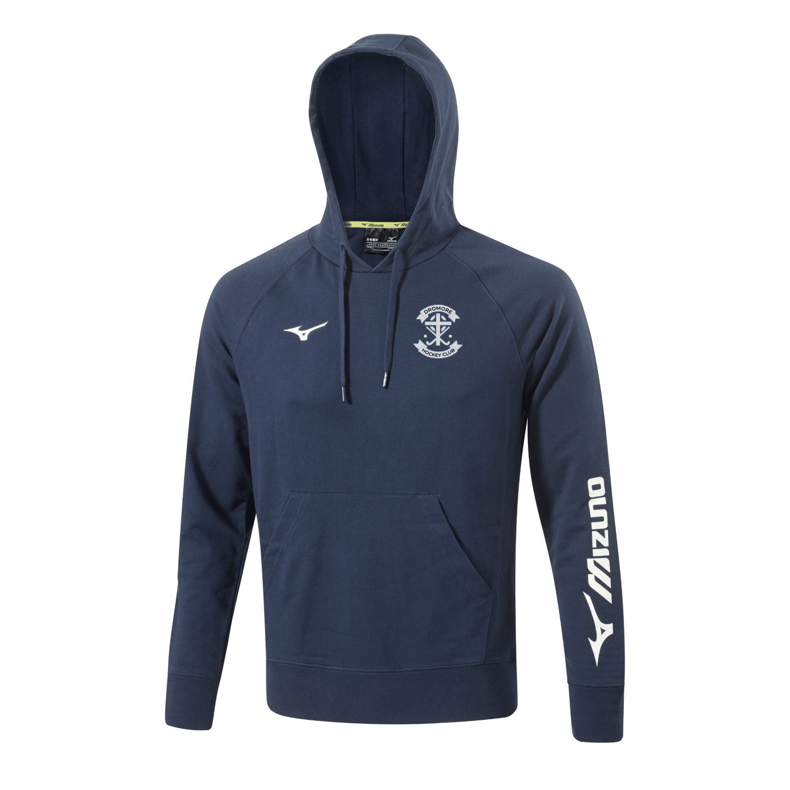 Dromore Ladies Hockey Club - Terry Hoodie - Navy -Mizuno- Stash Shop