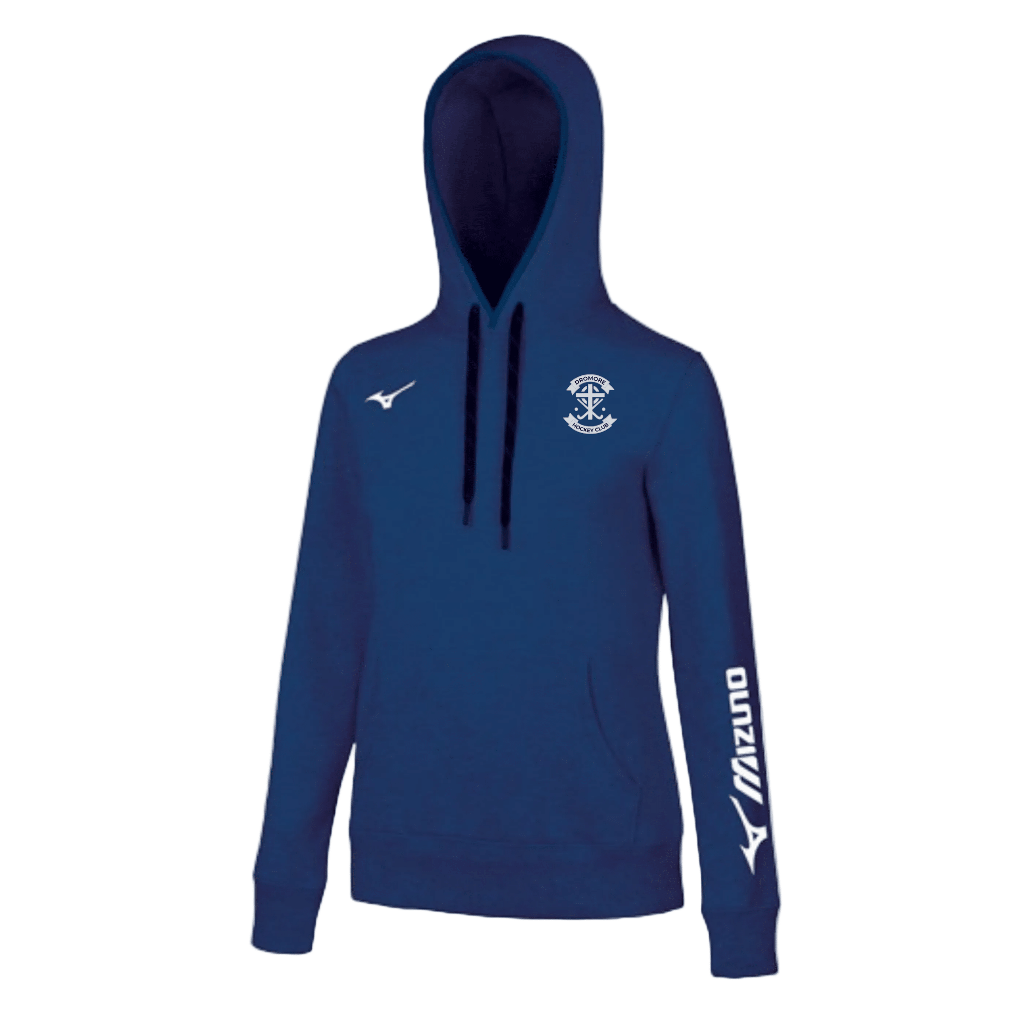 Dromore Ladies Hockey Club - Terry Hoodie (Women) - Navy - Mizuno - Stash Shop