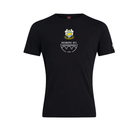 Dromore Rugby Club - Crest Tee A/W 26 - Black -Canterbury- Stash Shop