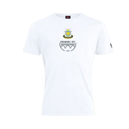 Dromore Rugby Club - Crest Tee A/W 26 - White -Canterbury- Stash Shop