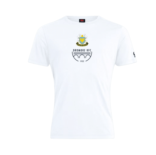 Dromore Rugby Club - Crest Tee A/W 26 - White -Canterbury- Stash Shop