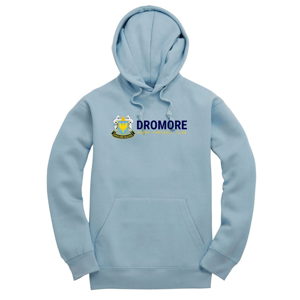 Dromore Rugby Club - Heavyweight Cotton Hoodie - Blue - Stash Inc. - Stash Shop