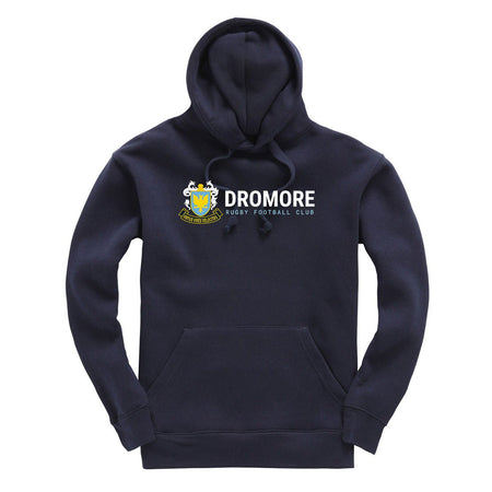 Dromore Rugby Club - Heavyweight Cotton Hoodie - Navy - Stash Inc. - Stash Shop