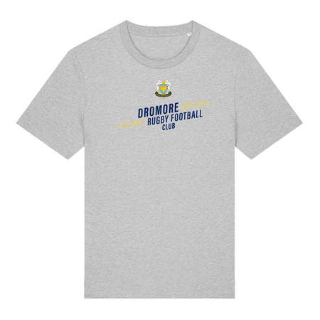 Dromore Rugby Club - Logo Tee - Heather Grey - Stash Inc. - Stash Shop