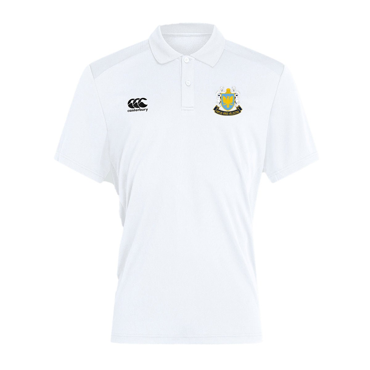 Dromore Rugby Club - Poly Polo - White - Canterbury - Stash Shop