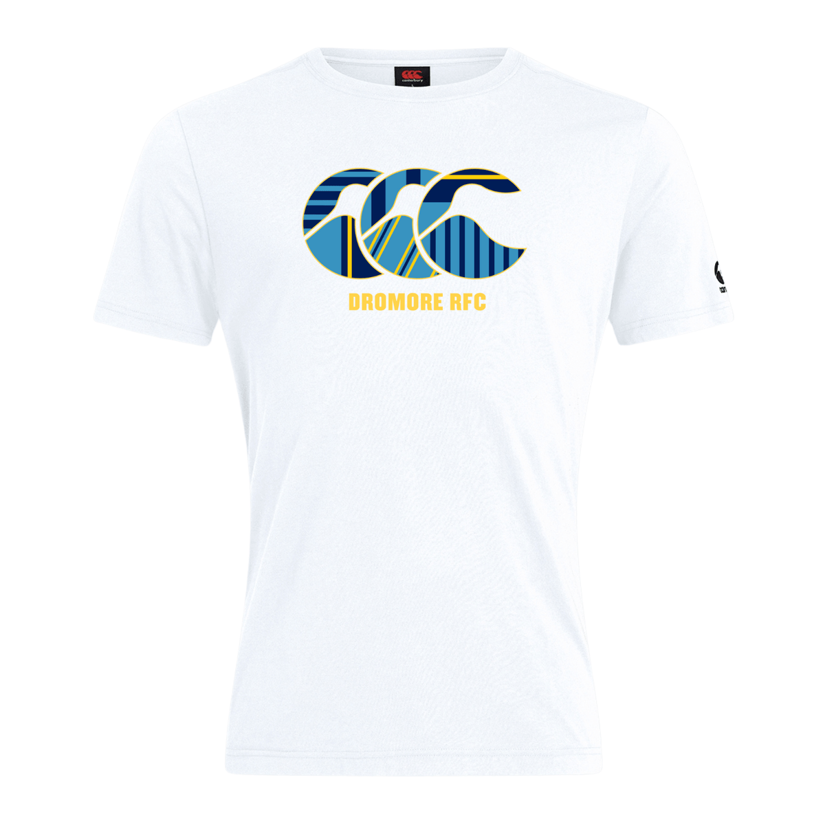 Dromore Rugby Club - Uglies Tee - White/Yellow - Canterbury - Stash Shop