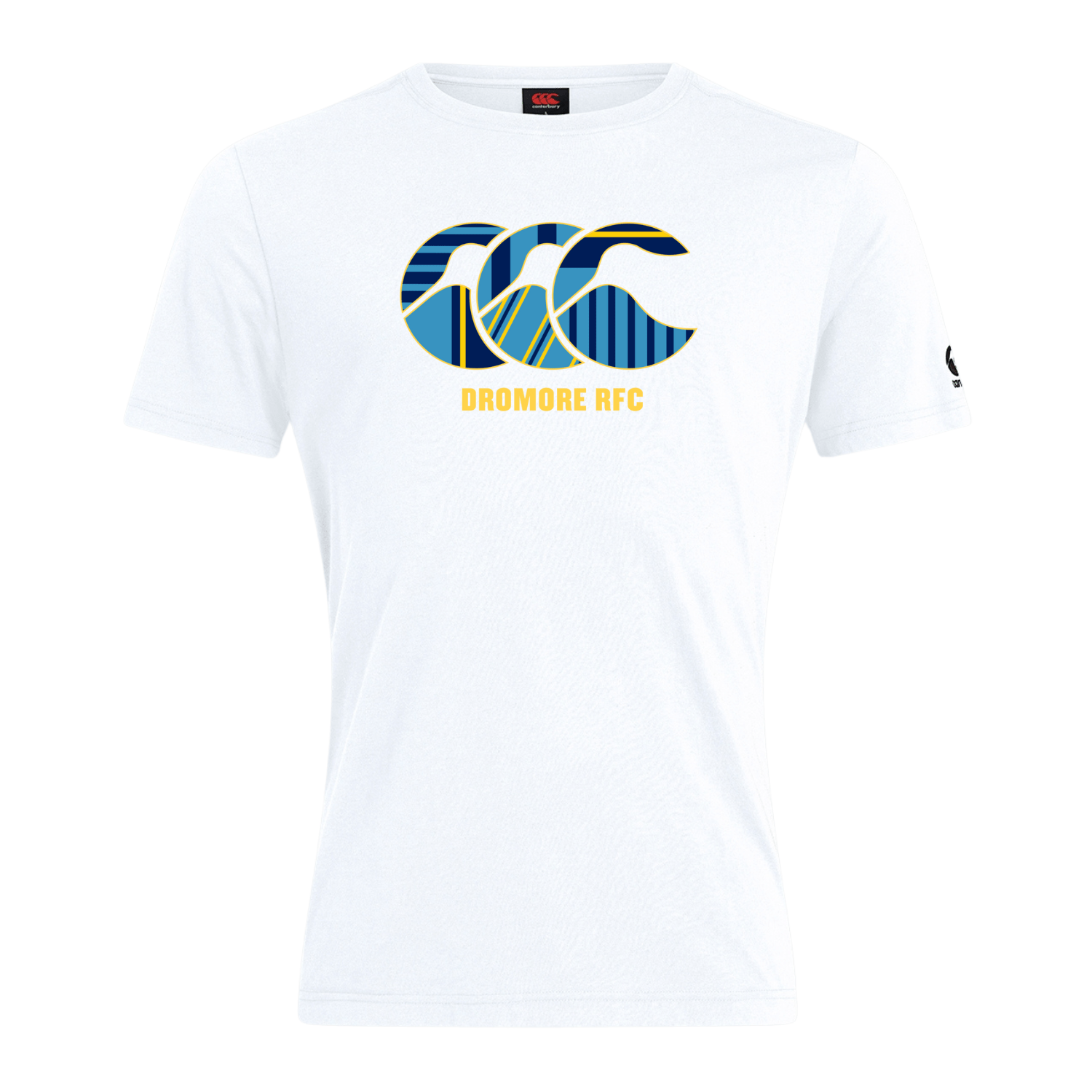 Dromore Rugby Club - Uglies Tee - White/Yellow - Canterbury - Stash Shop