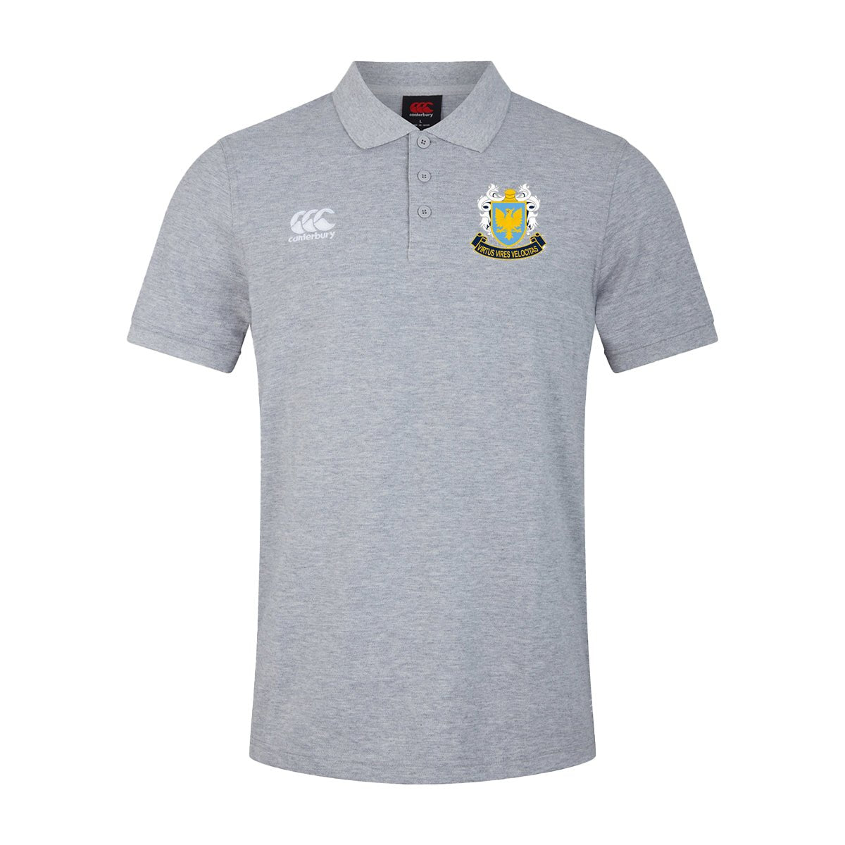 Dromore Rugby Club - Waimak Poloshirt - Grey - Canterbury - Stash Shop