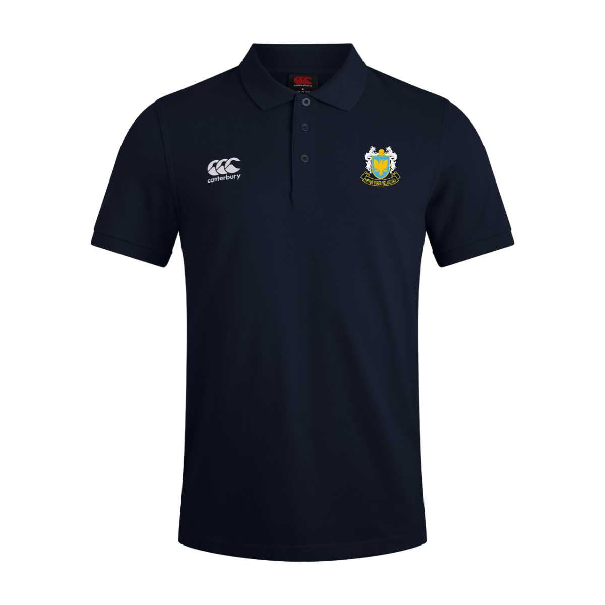 Dromore Rugby Club - Waimak Poloshirt - Navy - Canterbury - Stash Shop
