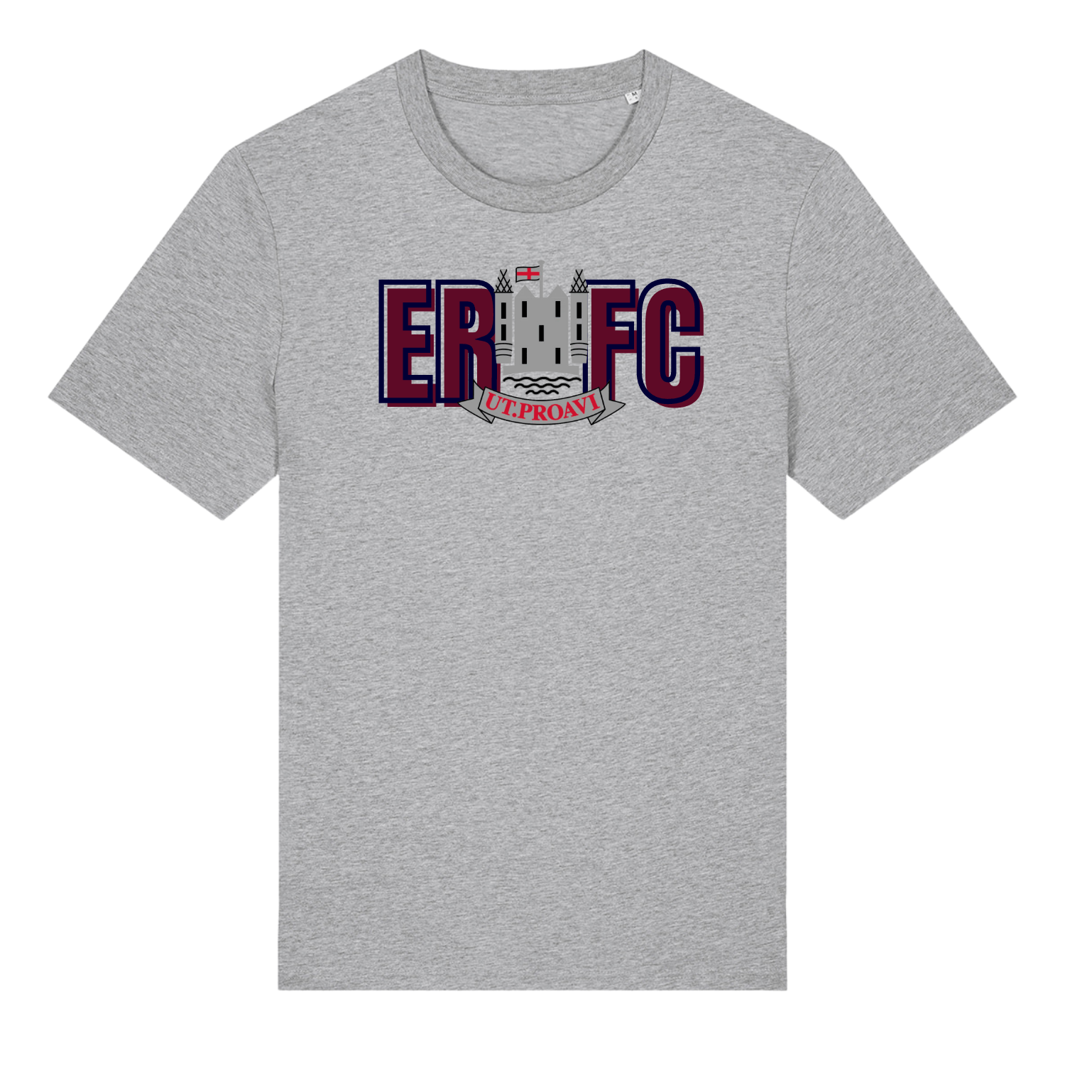 Enniskillen Rugby Club - Cotton ERFC Tee - Grey - Stash Inc. - Stash Shop