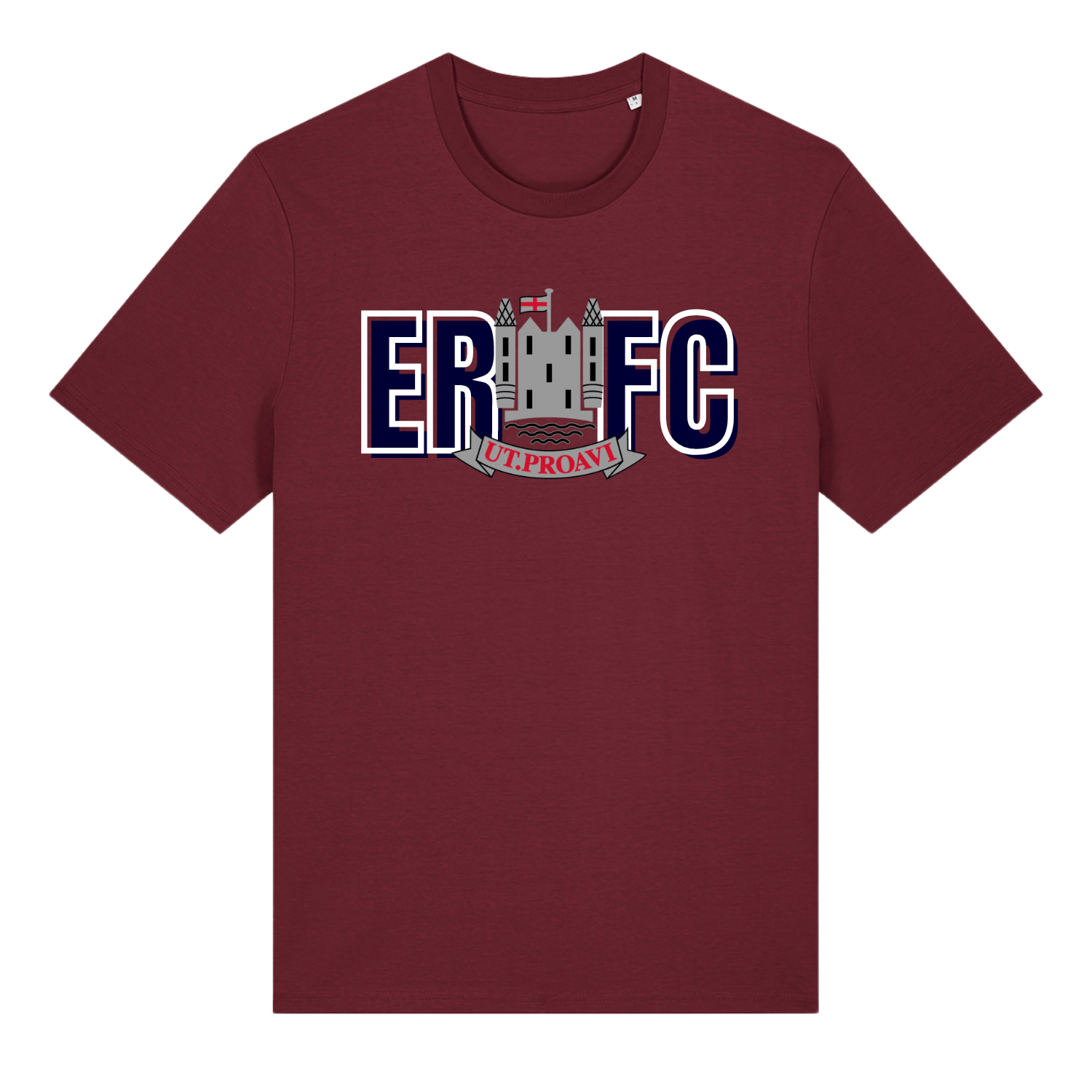Enniskillen Rugby Club - Cotton ERFC Tee - Maroon - Stash Inc. - Stash Shop