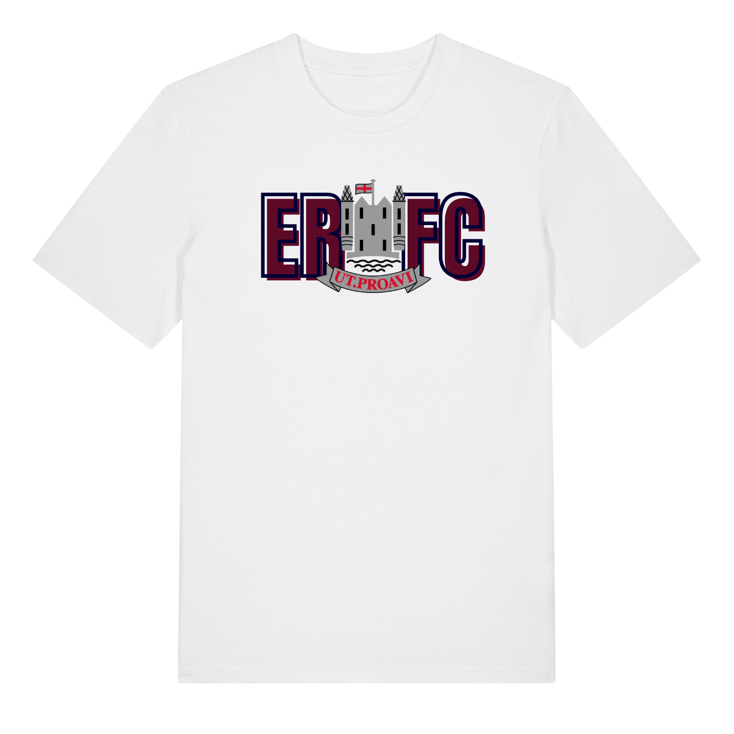 Enniskillen Rugby Club - Cotton ERFC Tee - White - Stash Inc. - Stash Shop