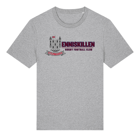 Enniskillen Rugby Club - Cotton Logo Tee - Grey - Stash Inc. - Stash Shop