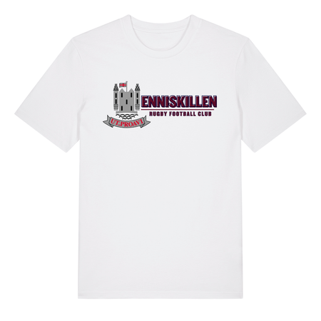 Enniskillen Rugby Club - Cotton Logo Tee - White - Stash Inc. - Stash Shop